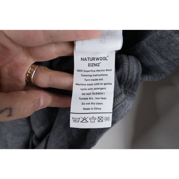 Naturwool Womens Medium Eizniz Merino Wool 100 Long Sleeve T-Shirt Baselayer - Picture 7 of 11